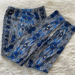 Blue and White Leggings